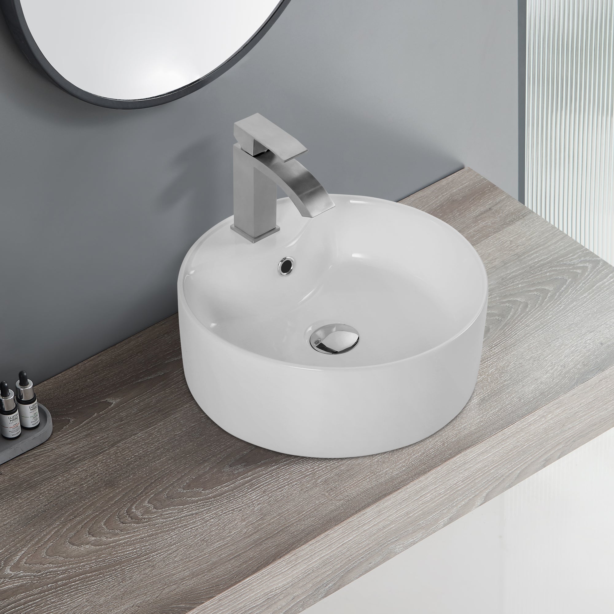 Bothwa Bathroom Countertop Ceramic Sink